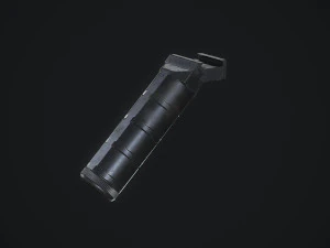zenith vertical short grip 45 angled 3D Model