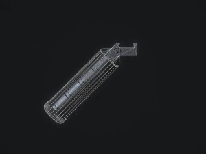 zenith vertical short grip 45 angled 3D Model