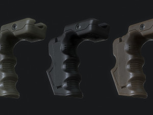 caa tactical front grip Modèle 3D