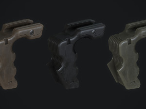 caa tactical front grip Model 3D