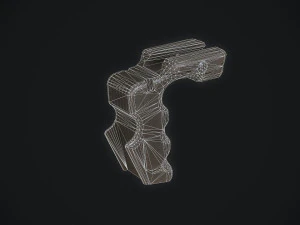 caa tactical front grip 3D Model