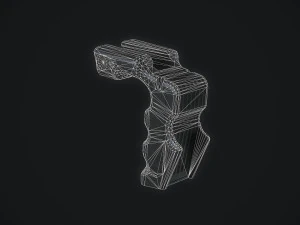 caa tactical front grip 3D Model