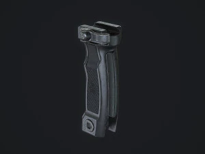 pbr tactical front grips pack 3D Model