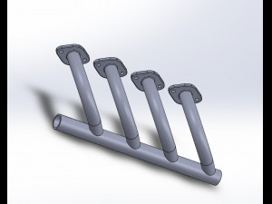 exhaust Modelo de Impressão 3D