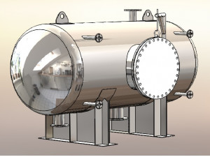 pressure vessel 3d printable 3D Baskı Modeli