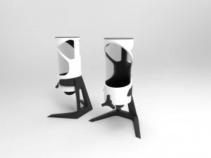 caf&eacute; com massa de cereais - dispensador - impresso em 3D Modelo de Impressão 3D