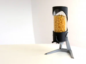 caf&eacute; com massa de cereais - dispensador - impresso em 3D Modelo de Impressão 3D