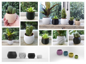 3d print - planter pot - plant vase - planter 3d 3D 프린트 모델