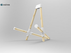 guitar stand - bass stand - 3d printed 3D 打印模型