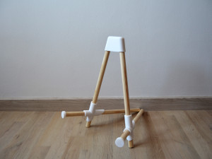 guitar stand - bass stand - 3d printed 3D 打印模型