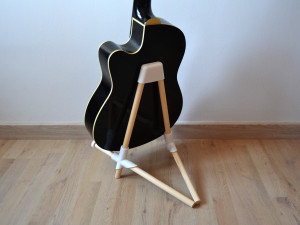 guitar stand - bass stand - 3d printed 3D 打印模型