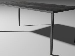 just wooden table for free Model 3D