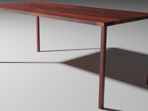 just wooden table for free Model 3D