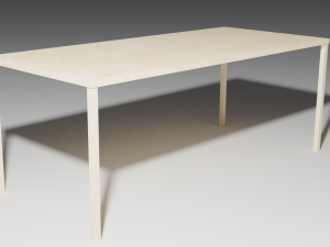 just wooden table for free Model 3D