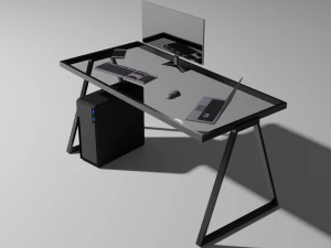 set of devices for work 3D Model