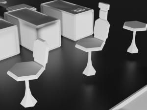 the scifi panels kitbash 3D Model