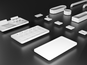 the scifi panels kitbash 3D Model