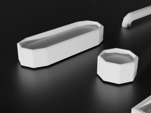 the scifi panels kitbash 3D Model