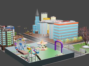 新しい都市 3Dモデル