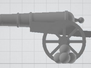 pirate canon Modelo 3D