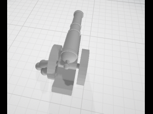 pirate canon Modelo 3D