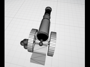 pirate canon Modelo 3D