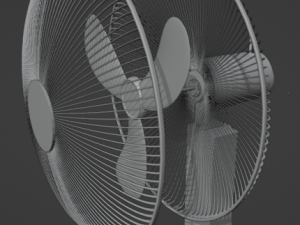 Pedestal Fan-Ventilador 3D Model