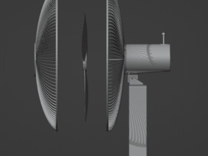 Pedestal Fan-Ventilador 3D Model