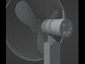 Pedestal Fan-Ventilador 3D Model