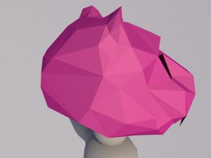 mask wild cat 3D Модель