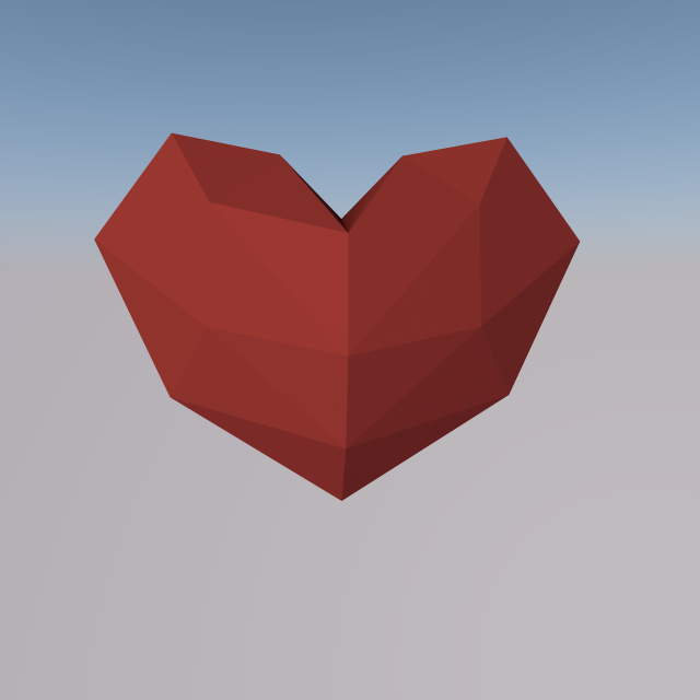 heart 3D Model .c4d .max .obj .3ds .fbx .stl .blend 