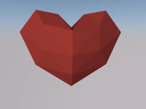 cora&ccedil;&atilde;o Modelo 3D