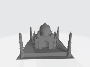 taj mahal 3D Print Model