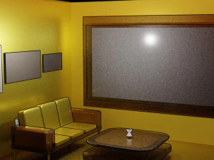 i&ccedil; oturma odası 3D Model