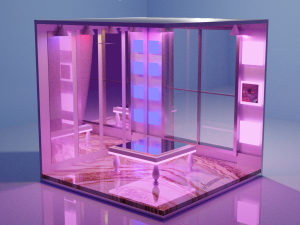 interior living room 3D Model