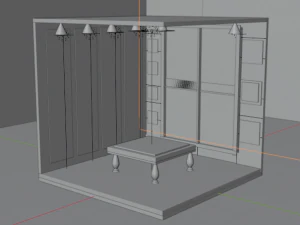 interior living room 3D Model