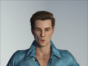 rigged - men Model 3D
