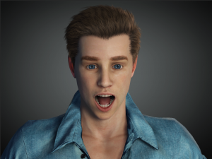 rigged - men Model 3D