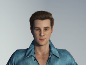 rigged - men Model 3D