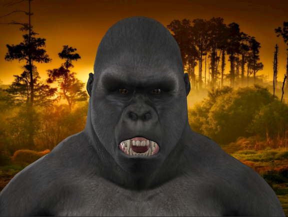king kong - Model 3D .c4d .max .obj .3ds .fbx .stl .blend 