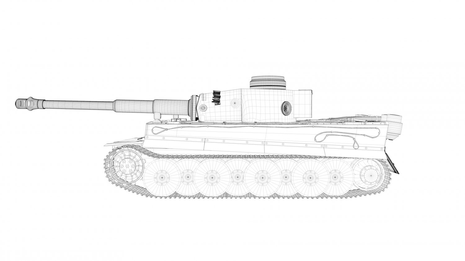 Рисовать по клеточкам танк тигр 131 немецкий