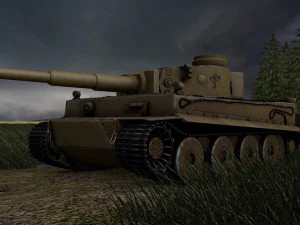 Tank Tiger i High-Poly-Modell 3D Modell