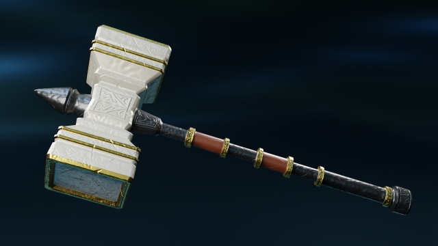 hammer Model 3D .c4d .max .obj .3ds .fbx .stl .blend