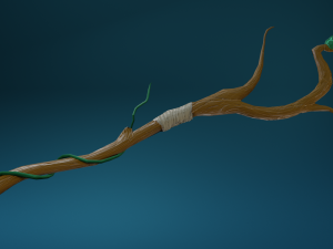 druidic staff Modèle 3D