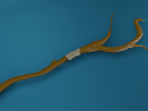 druidic staff Modelo 3D
