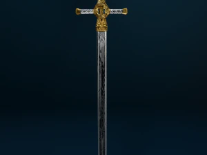 spada runica Modello 3D