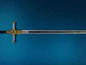 spada runica Modello 3D