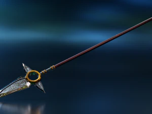 lan&ccedil;a r&uacute;nica Modelo 3D