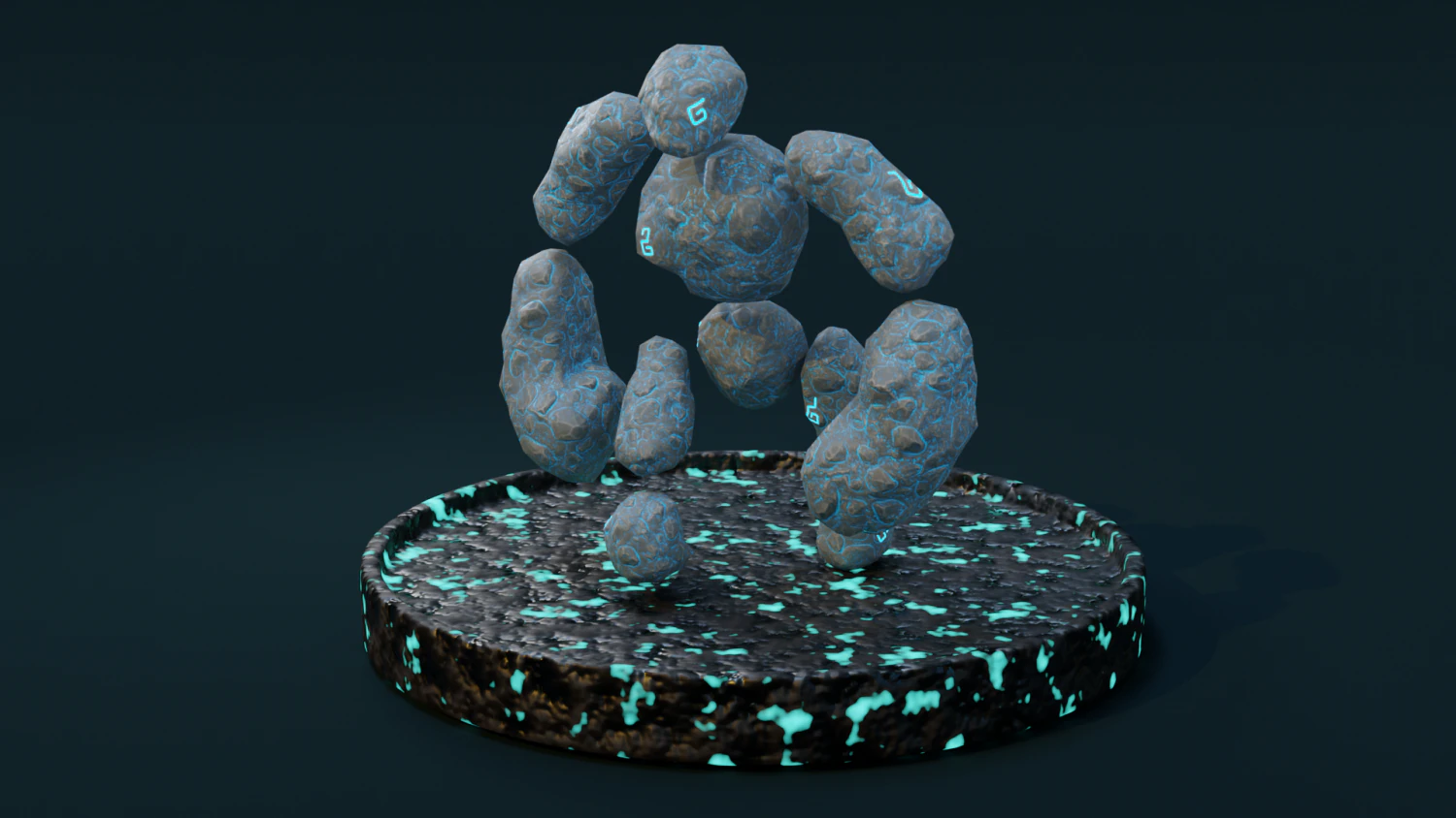 rune golem 3D Model .c4d .max .obj .3ds .fbx .stl .blend 
