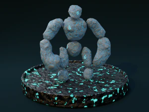 rune golem 3D Model